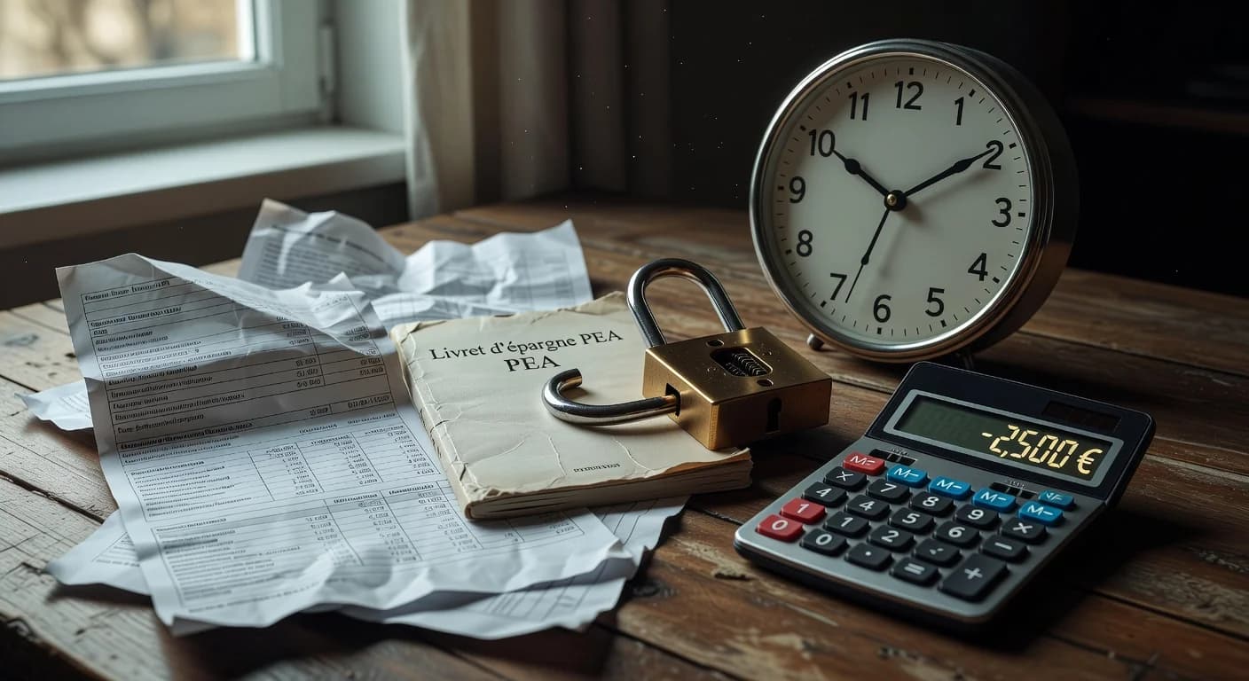 PEA et retrait avant 5 ans : conséquences fiscales