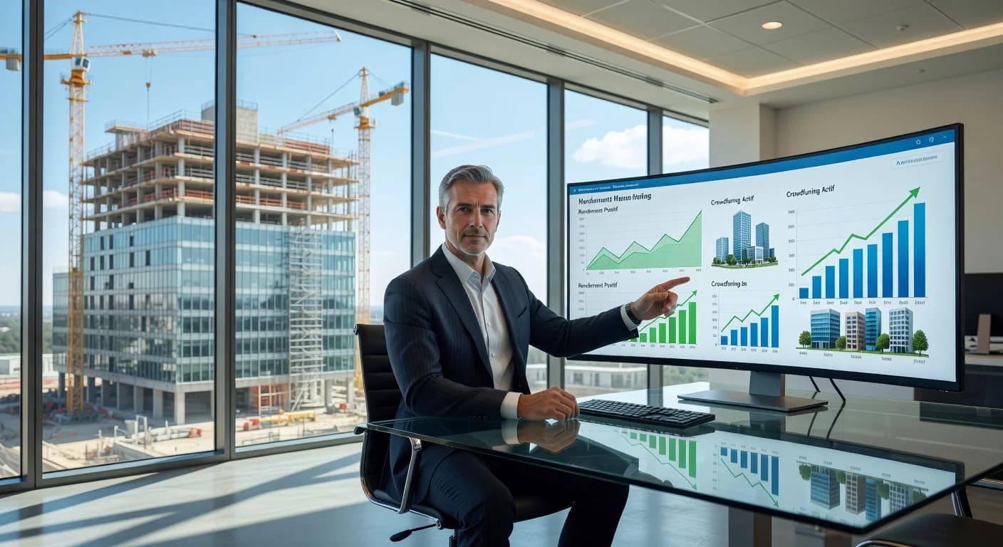 Crowdfunding immobilier entreprise : investir sa trésorerie via une société en 2026